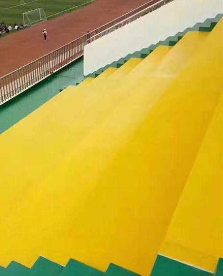 海东球场台阶翻新修补改造